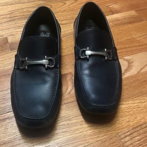 Salvatore Ferragamo Navy Blue loafers